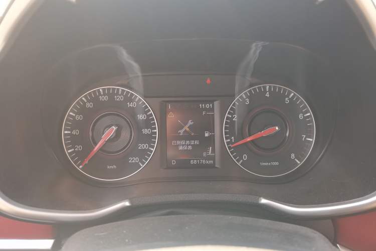 Used Brilliance V3 2017 1.5L Automatic Smart Version Odometer Close Up
