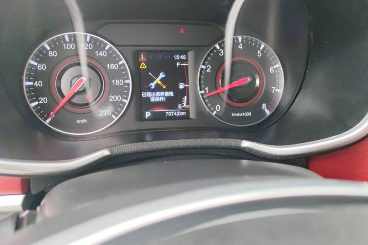 Used Brilliance V3 2017 1.5L Automatic Smart Version Odometer Close Up