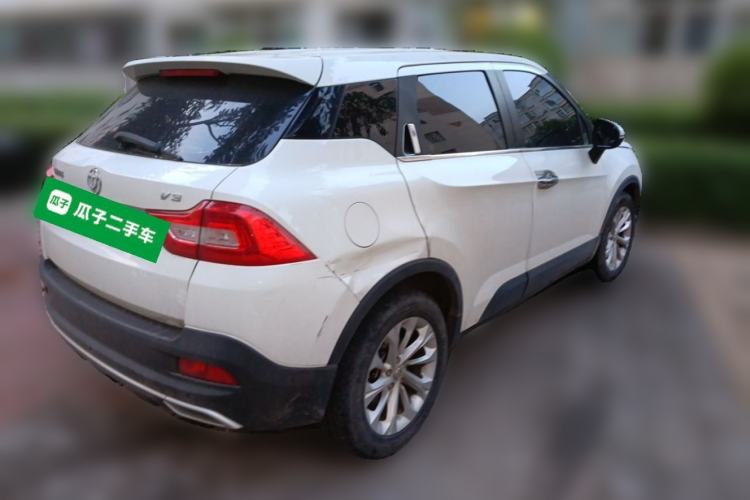 Used Brilliance V3 2017 1.5L Manual Comfort Model Rear Right 45 Deg