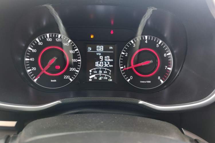 Used Brilliance V3 2017 1.5L Manual Comfort Model Odometer Close Up