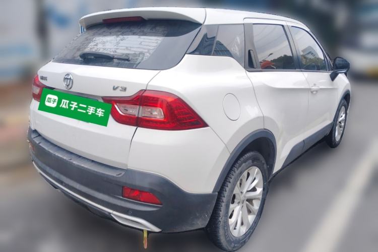 Used Brilliance V3 2020 1.6L Manual Comfort Starry Edition Rear Right 45 Deg