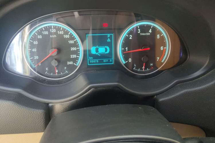 Used Brilliance V5 2012 1.6L Automatic Prestige Model Odometer Close Up