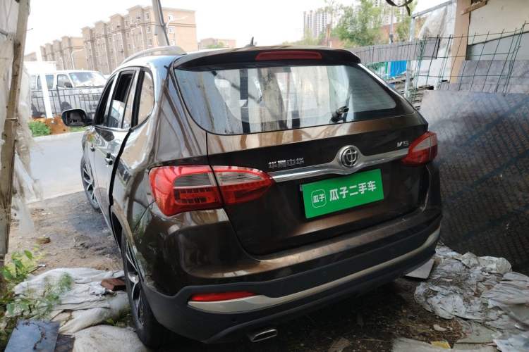 Used Brilliance V5 2014 1.6L Manual Comfort Model Rear Left 45 Deg