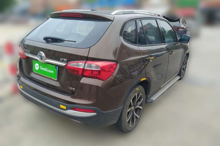 Used Brilliance V5 2014 1.5T Automatic Two-Wheel Drive Sport Model Rear Right 45 Deg
