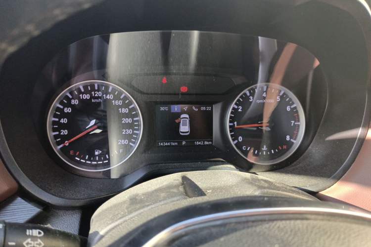 Used Brilliance V6 2018 1.5T Automatic Prestige Model Instrument Cluster