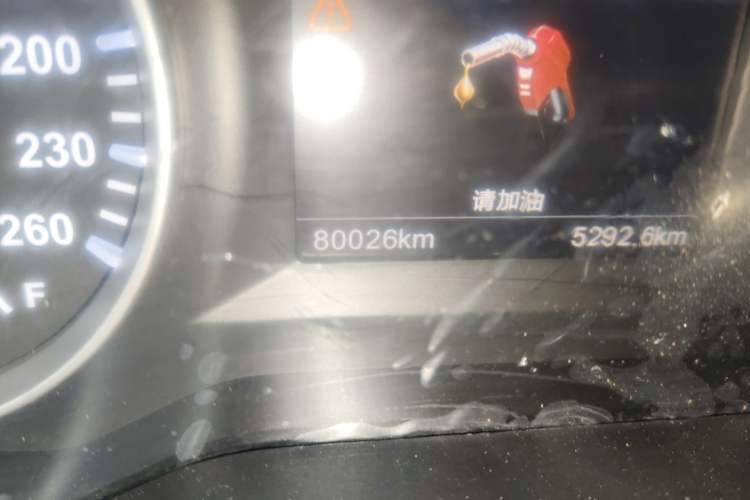 Used Brilliance V6 2018 1.5T Manual Elite Model Odometer Close Up