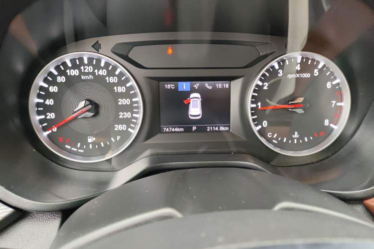 Used Brilliance V6 2018 1.5T Automatic Prestige Model Odometer Close Up