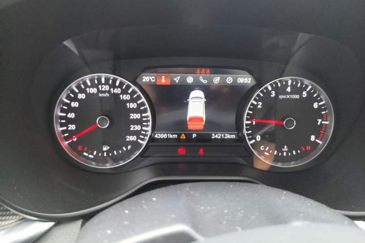 Used Brilliance V7 2018 280T DCT Luxury Model 5 Seats Instrument Cluster
