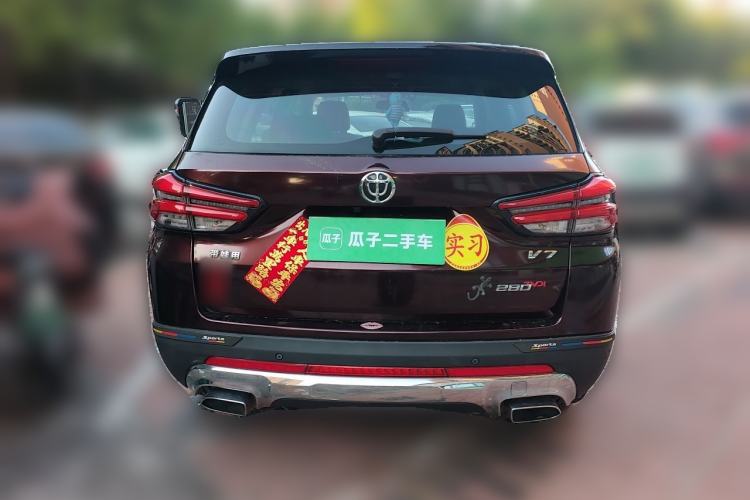 Used Brilliance V7 2018 280T DCT Luxury Model 5 Seats Rear