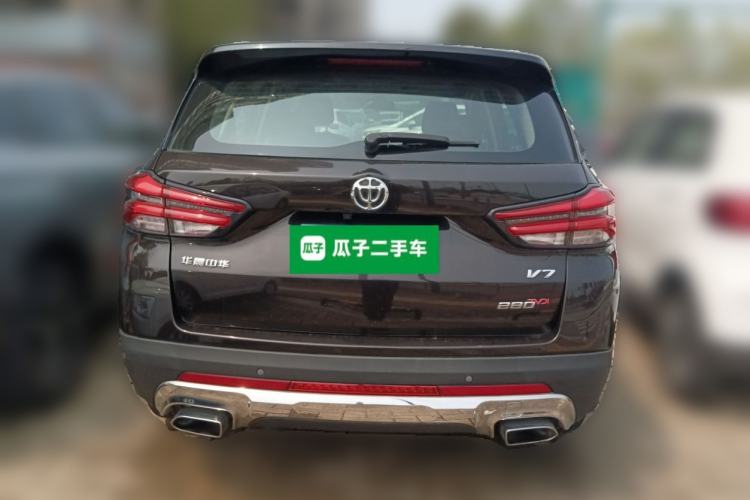 Used Brilliance V7 2018 280T Manual Luxury 5-Seater Rear