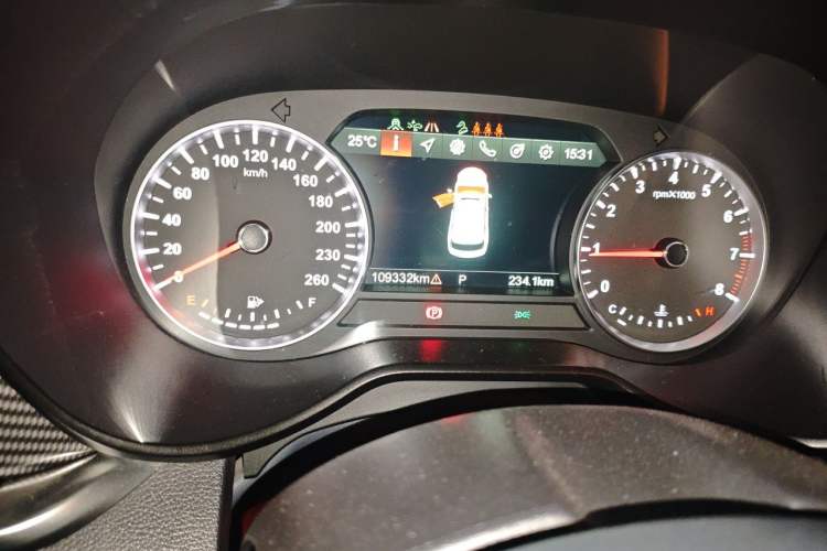 Used Brilliance V7 2018 280T DCT Flagship 7-Seater Odometer Close Up