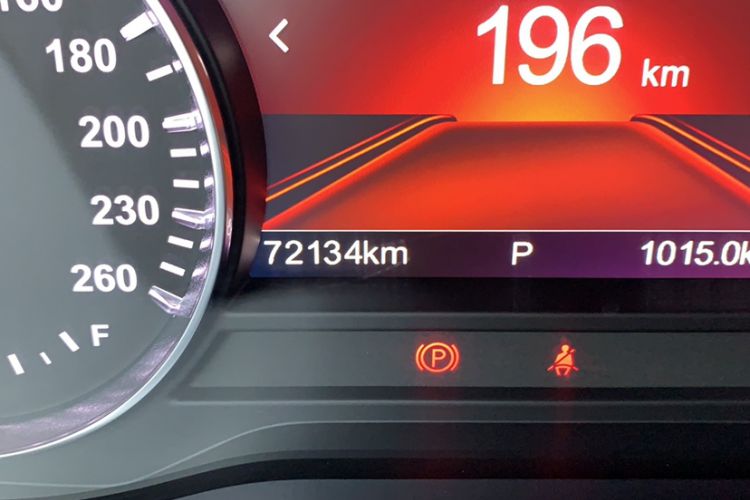 Used Brilliance V7 2018 280T DCT Flagship 5-Seater Odometer Close Up