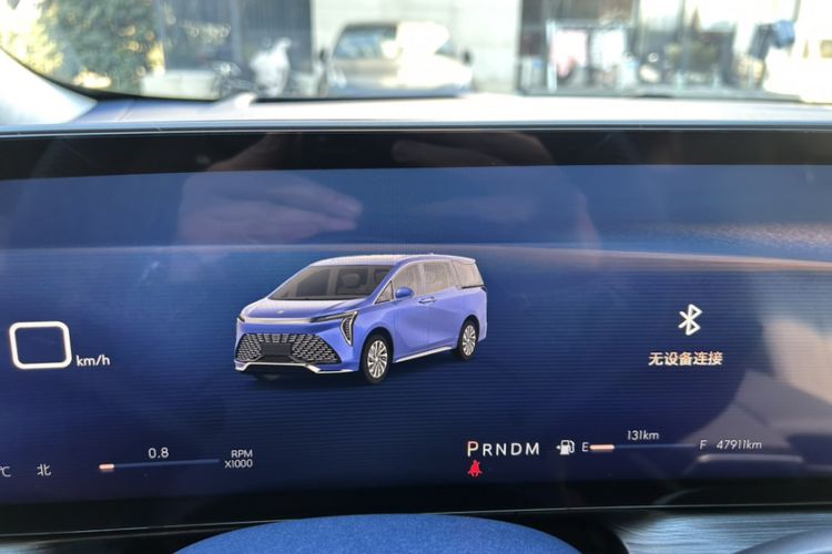 Used Buick Century 2023 2.0T Six-Seater Yinshi Edition Odometer Close Up