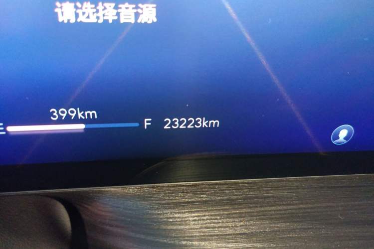 Used Buick Century 2023 2.0T Four-Seat Private Edition Odometer Close Up
