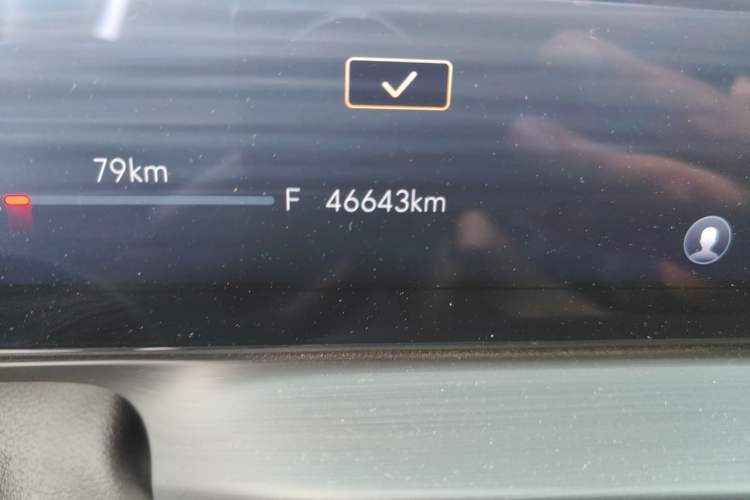 Used Buick Century 2023 2.0T Seven-Seater Deluxe Edition Odometer Close Up