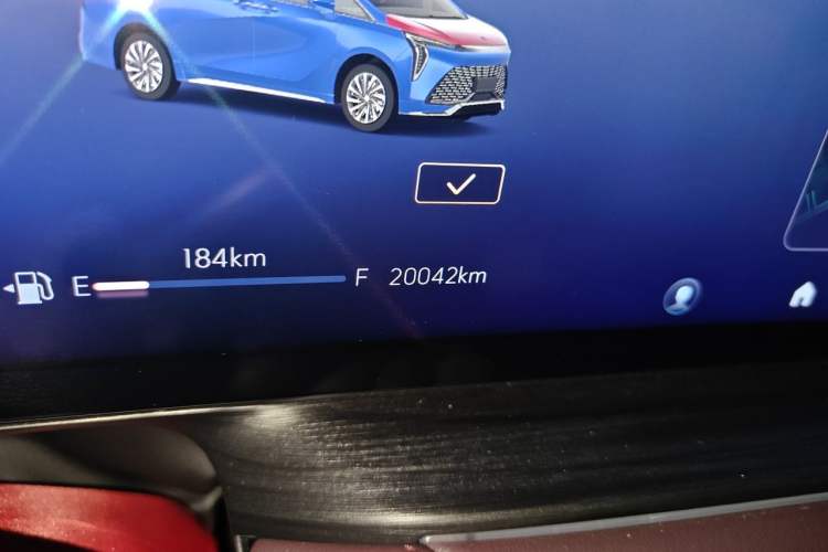 Used Buick Century 2023 2.0T Six-Seater Yinshi Edition Odometer Close Up