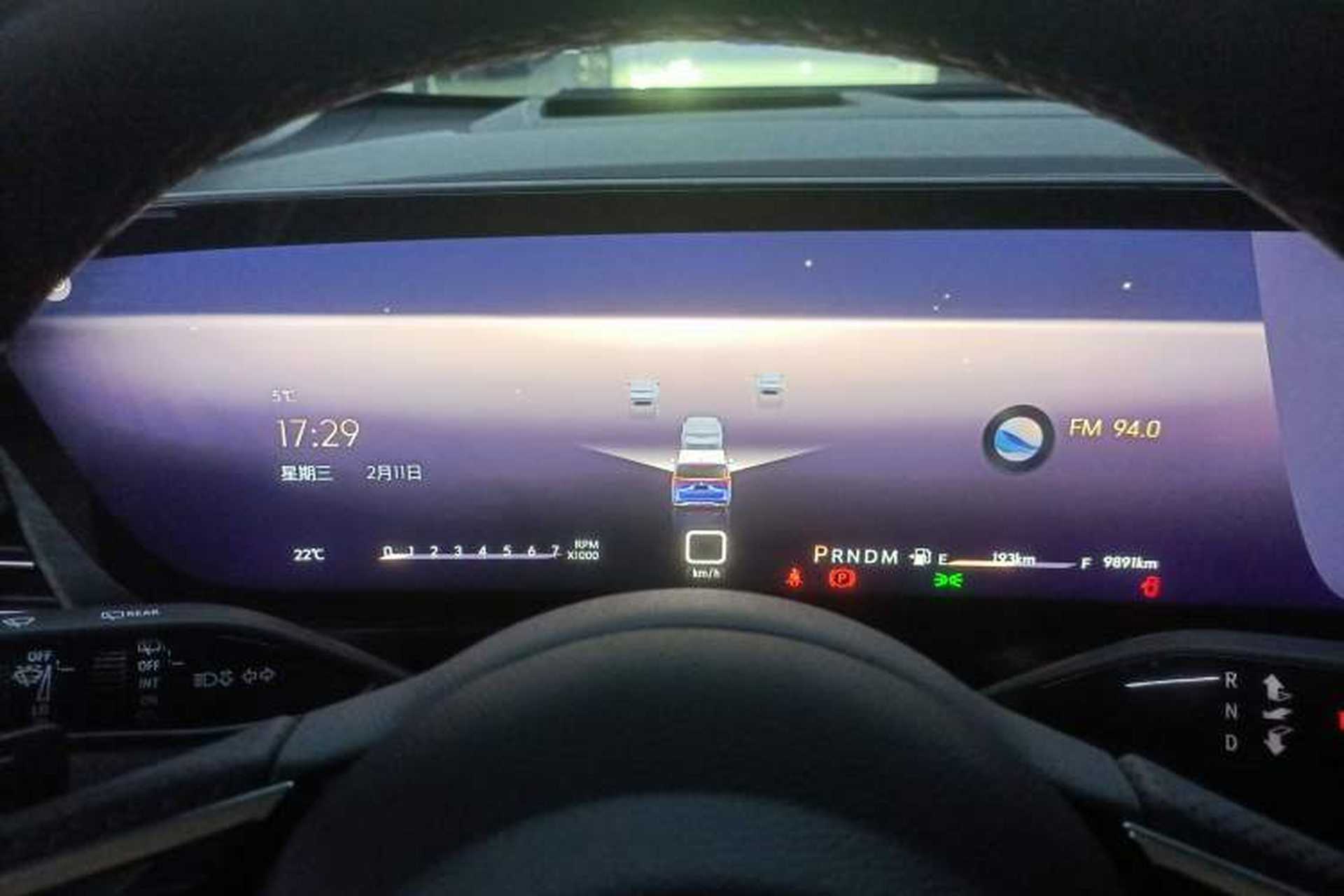 Used Buick Century 2023 2.0T Seven-Seater Yinshi Edition Instrument Cluster