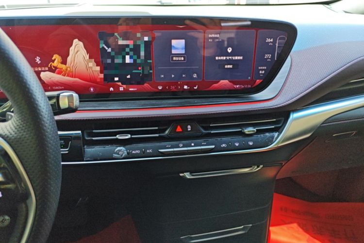 Used Buick Century 2023 2.0T Six-Seater Yinshi Edition Audio And AC Panel