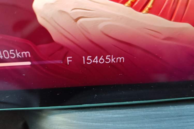 Used Buick Century 2023 2.0T Six-Seater Yinshi Edition Odometer Close Up