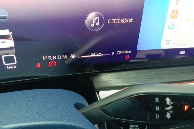 Used Buick Century 2023 2.0T Seven-Seater Yinshi Edition Odometer Close Up