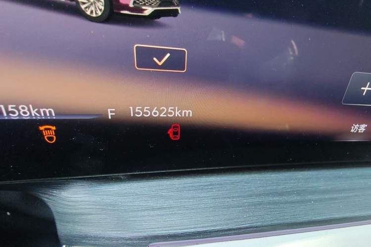 Used Buick Century 2023 2.0T Four-Seat Private Edition Odometer Close Up