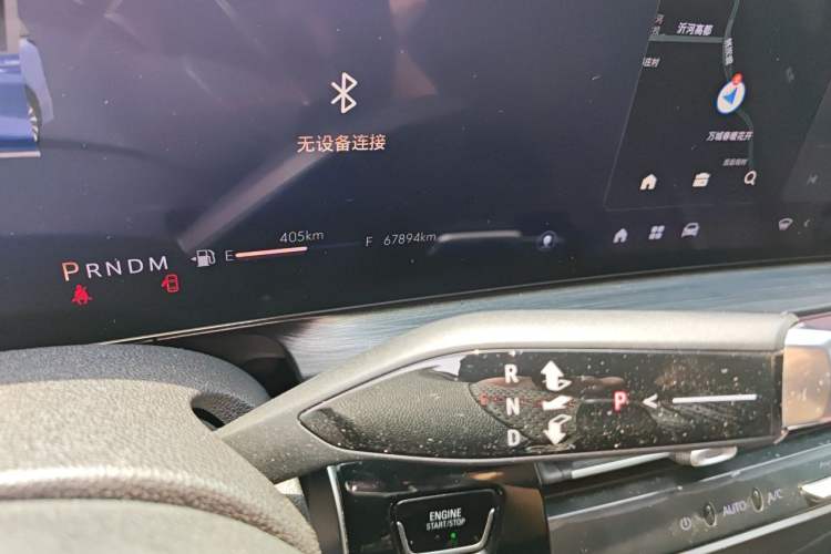 Used Buick Century 2023 2.0T Six-Seater Yinshi Edition Odometer Close Up
