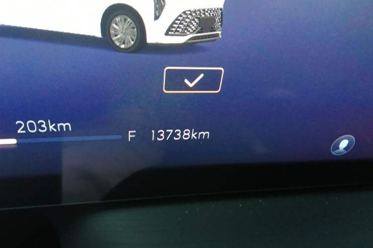 Used Buick Century 2025 2.0T Six-Seater YinShi Edition Odometer Close Up