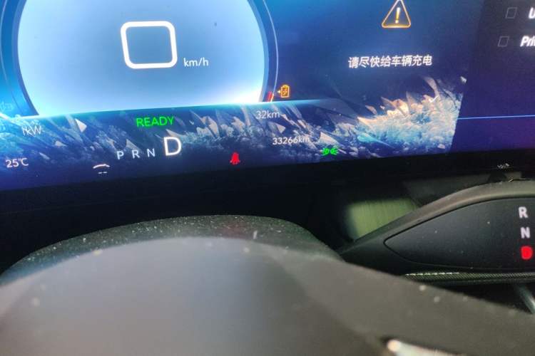 Used Buick E5 2023 Zhenxiang Standard Range Edition Odometer Close Up