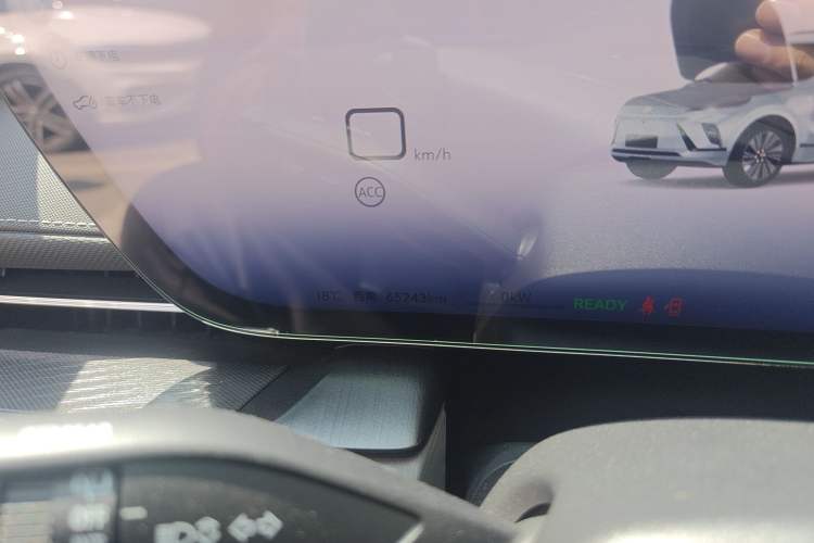 Used Buick E5 2023 Zhenxiang Standard Range Edition Odometer Close Up