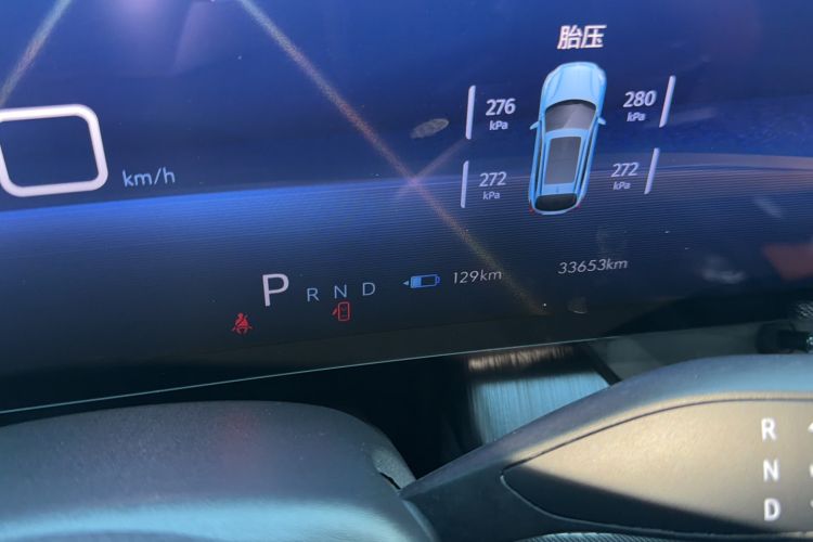 Used Buick E5 2023 Zhenxiang Standard Range Edition Odometer Close Up
