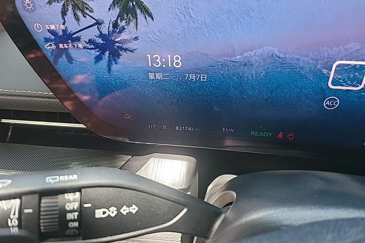 Used Buick E5 2023 Zhenxiang Standard Range Edition Odometer Close Up