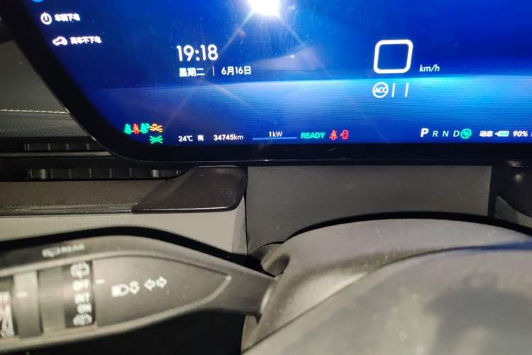 Used Buick E5 2023 Zhenxiang Standard Range Edition Odometer Close Up