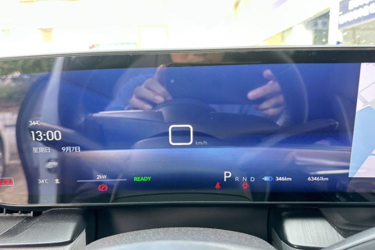 Used Buick E5 2023 Zhenxiang Standard Range Edition Odometer Close Up