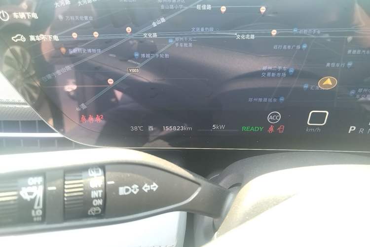 Used Buick E5 2023 Zhenxiang Standard Range Edition Odometer Close Up