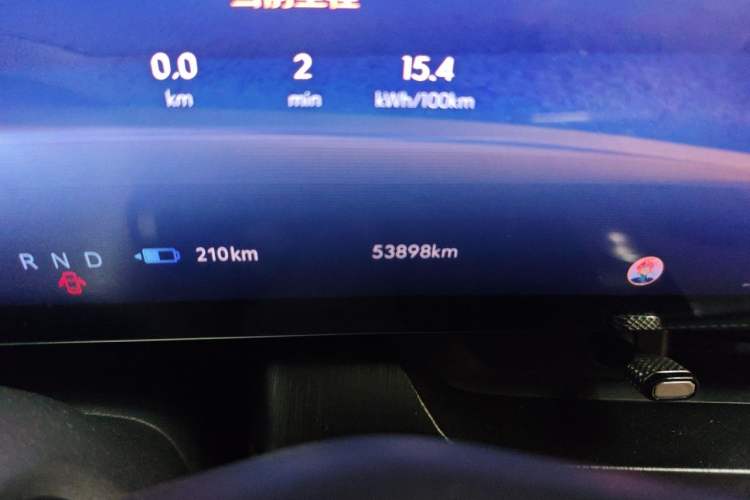 Used Buick E5 2023 Zhenxiang Standard Range Edition Odometer Close Up