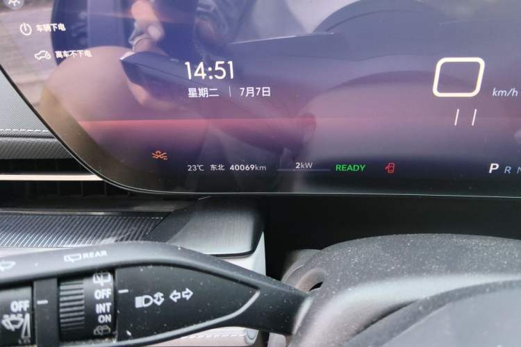 Used Buick E5 2023 Zhenxiang Standard Range Edition Odometer Close Up