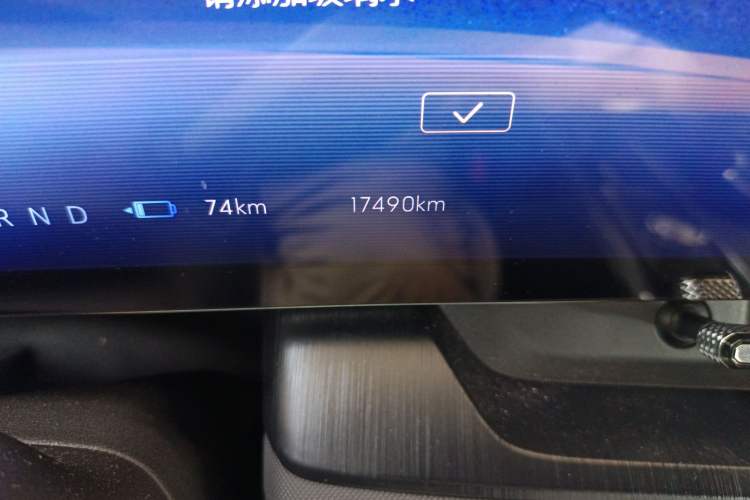 Used Buick E5 2023 Zhenxiang Standard Range Edition Odometer Close Up
