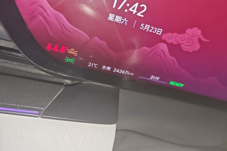 Used Buick E5 2023 Zhenxiang Standard Range Edition Odometer Close Up
