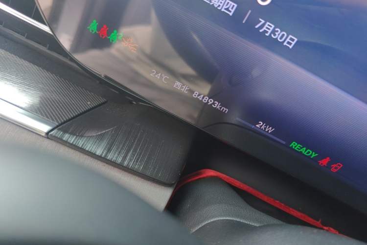 Used Buick E5 2023 Pioneer Edition Odometer Close Up