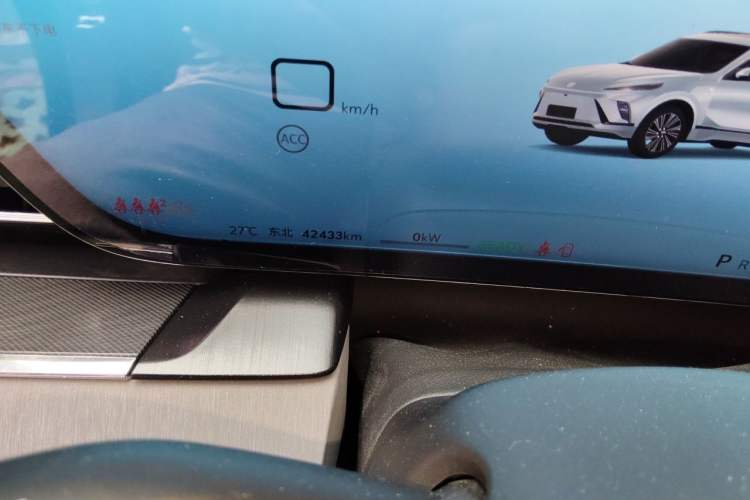 Used Buick E5 2023 Pioneer Edition Odometer Close Up