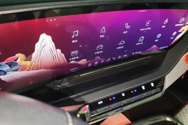 Used Buick E5 2023 Zhenxiang Standard Range Edition Audio And AC Panel