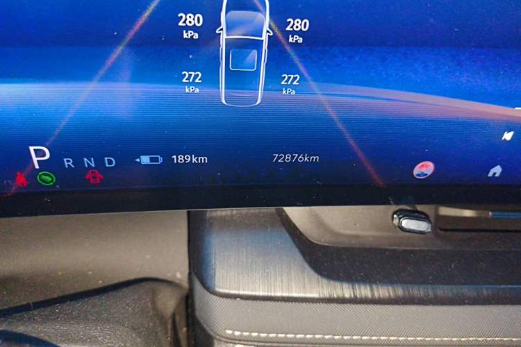 Used Buick E5 2023 Zhenxiang Standard Range Edition Odometer Close Up