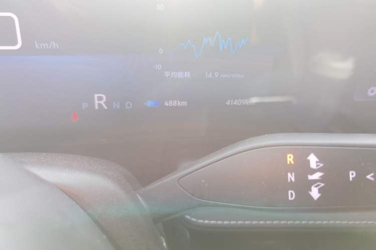 Used Buick E5 2023 Zhenxiang Standard Range Edition Odometer Close Up