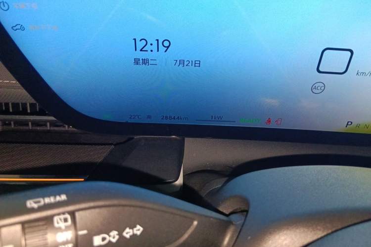 Used Buick E5 2023 Zhenxiang Standard Range Edition Odometer Close Up