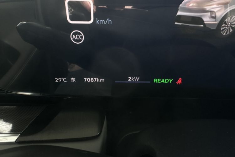 Used Buick E5 2025 Model 620KM Prestige Edition Odometer Close Up