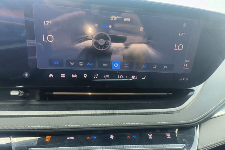 Used Buick E5 2025 Model 620KM Prestige Edition Audio And AC Panel