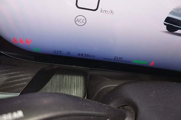 Used Buick E5 2025 Model 620KM Prestige Edition Odometer Close Up