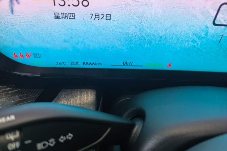 Used Buick E5 2025 Model 620KM Prestige Edition Odometer Close Up
