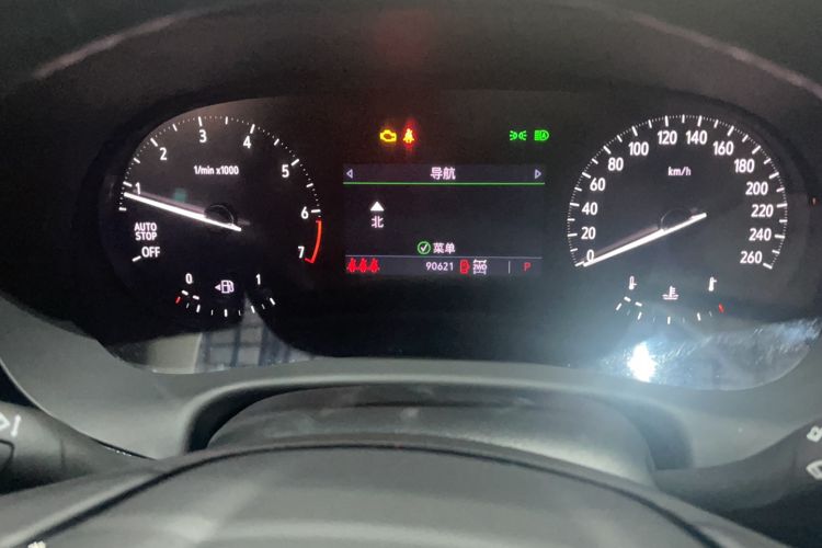 Used Buick Enclave 2020 28T Four-Wheel Drive Prestige Version Odometer Close Up