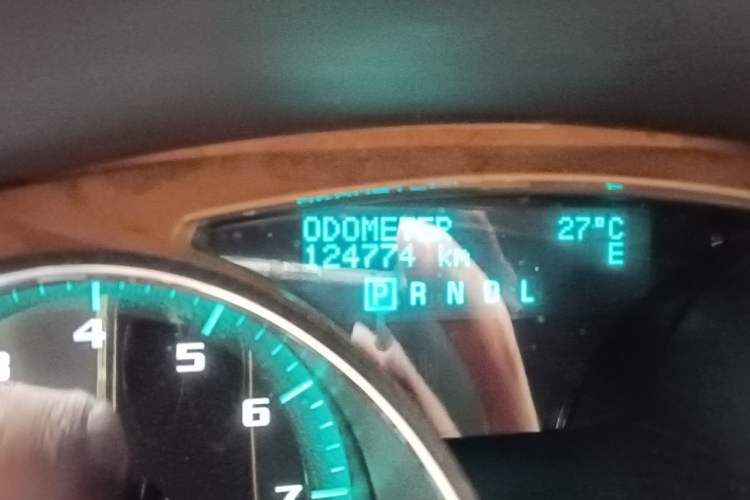 Used Buick Enclave 2009 3.6L CXL1 Elite Edition Odometer Close Up